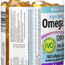 Dầu cá Webber Naturals High Potency Omega 3-6-9 1200mg 180 viên 9 Dau ca Webber Naturals High Potency Omega 3 6 9 180 vien 2