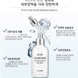 Dưỡng ẩm trắng da và làm dịu Angels Liquid 24K Silver Nine Premium Ampoule Pure Silver 100ml 4