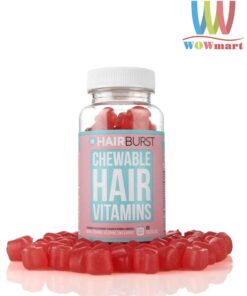 Keo Vitamin danh cho toc HAIRBURST Biotin Chewable Hair Vitamins 60 vien