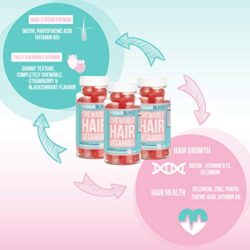 Keo Vitamin danh cho toc HAIRBURST Biotin Chewable Hair Vitamins 60 vien3