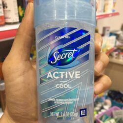 Lan khu mui SECRET Active Cool Clear Gel 73g 1
