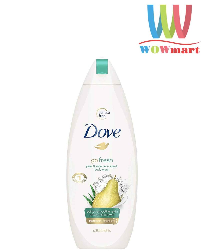 Sữa tắm Dove Go Fresh Rejuvenate Pear &amp; Aloe Vera Scent 500ml