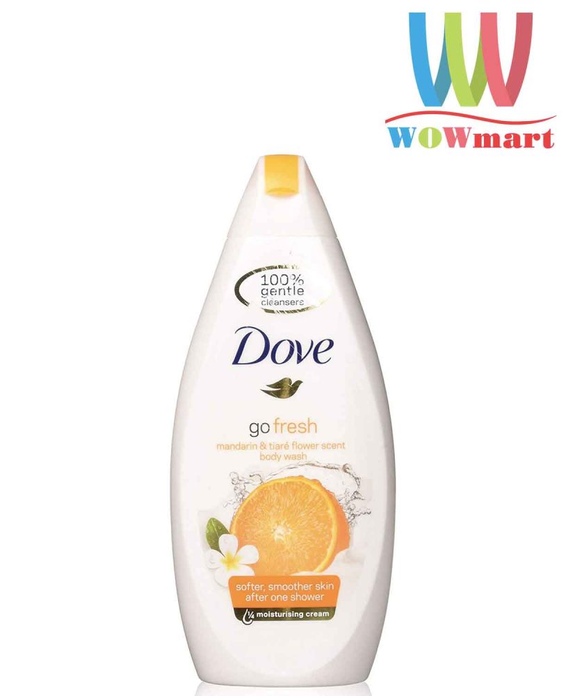 Sữa tắm Dove Go Fresh Revitalising Mandarin &amp; Tiare Flower Scent 500ml