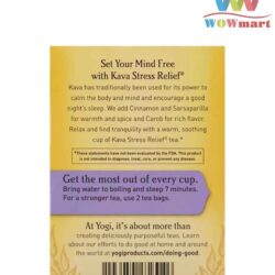 Tra tui giam cang thang YoGi Kava stress relief tea 16 goi x 36g 3