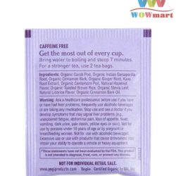 Tra tui giam cang thang YoGi Kava stress relief tea 16 goi x 36g 6