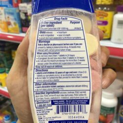 Viên ngậm giảm đày hơi khó tiêu Tums Antacid Tropical Fruit 72 viên 6 Vien keo nhai trai vay nhiet doi Tums Antacid Chewable Tablets Tropical Fruit 72 vien2