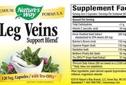 Viên giảm giãn tĩnh mạch Nature's Way Leg Veins 120 viên 6 Vien nang chay giam gian tinh mach Natures Way Leg Vein 120 vien4