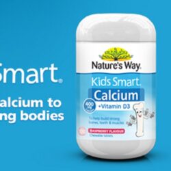 Vien nhai cho be bo xung Canxi Vitamin D3 Natures Way Kids Smart 400mg 100vien2