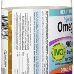 Dầu cá Webber Naturals Triple Strength Omega-3 900mg EPA/DHA 120 viên 8 Vien uong Webber Naturals Triple Strength Omega 3 900mg 120 vien 2