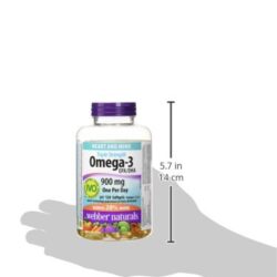 Dầu cá Webber Naturals High Potency Omega 3-6-9 1200mg 180 viên 6 Vien uong Webber Naturals Triple Strength Omega 3 900mg 120 vien4 1