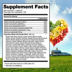 Viên uống trái cây và rau củ Feel Good USDA Organic Vita Fruits & Veggies 120 viên 6 Vien uong trai cay va rau cu Feel Good USDA Organic Vita Fruits Veggies 120 vien 1
