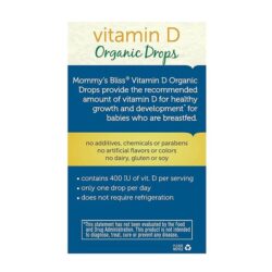 Vitamin D dành cho trẻ sơ sinh Mommy's Bliss Organic Drops 3.24ml 7 Vitamin D danh cho tre so sinh Mommys Bliss Organic Drops 3 24ml4
