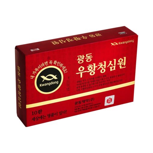 An cung ngưu hoàng hoàn Kwangdong 10 viên (Hàng nội địa)