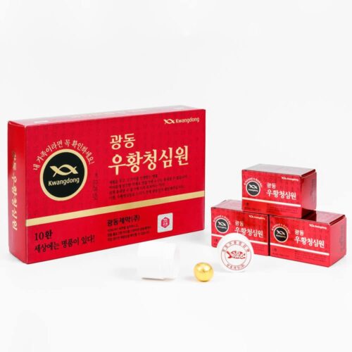 An cung ngưu hoàng hoàn Kwangdong 10 viên (Hàng nội địa) 13 an cung nguu hoang hop to ken kwangdong 375g x 10 vien 150825 kc