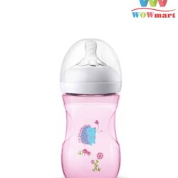 Bình sữa màu hồng Philips Avent Natural Baby Bottle Deco Pink 260ml 8 binh sua mau hong philips avent natural baby bottle deco pink 226ml 3