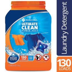 bot giat members mark ultimate clean laundry detergent power pacs 130 loads 2