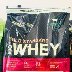 Whey Protein (Bột váng sữa) Optimum Nutrition Gold Standard 100% Vanilla 2.48kg 3 bot vang sua optimum nutrition gold standard 100 whey protein 80 servings vanilla 040324 ka