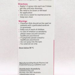 chai xit ve sinh tai cho be biorevive clean ears kids 30ml kd