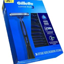 Dao cạo dùng một lần của Gillette Custom Plus3, 36 cái 13 dao cao dung mot lan cua gillette custom plus3 36 cai 150424 kd