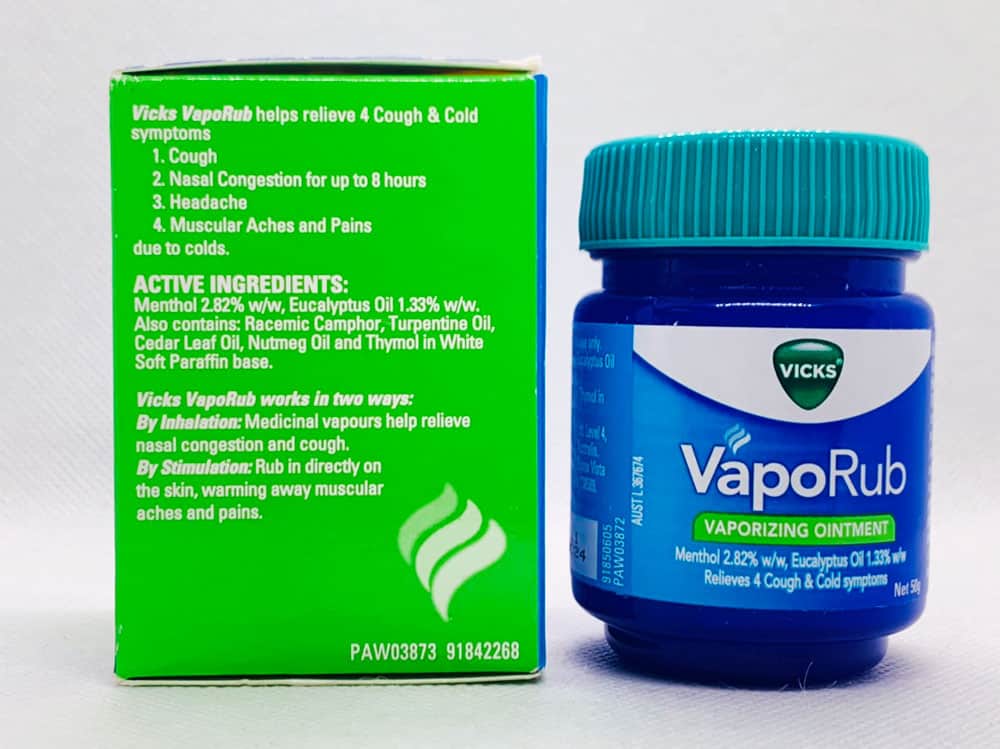 Vicks VapoRub Vaporizing Ointment, 50g