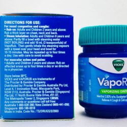 Dầu ấm ngực giảm ho Vicks VapoRub Vaporizing Ointment 50g 13 dau am nguc giam ho vicks vaporub vaporizing ointment 50g knd