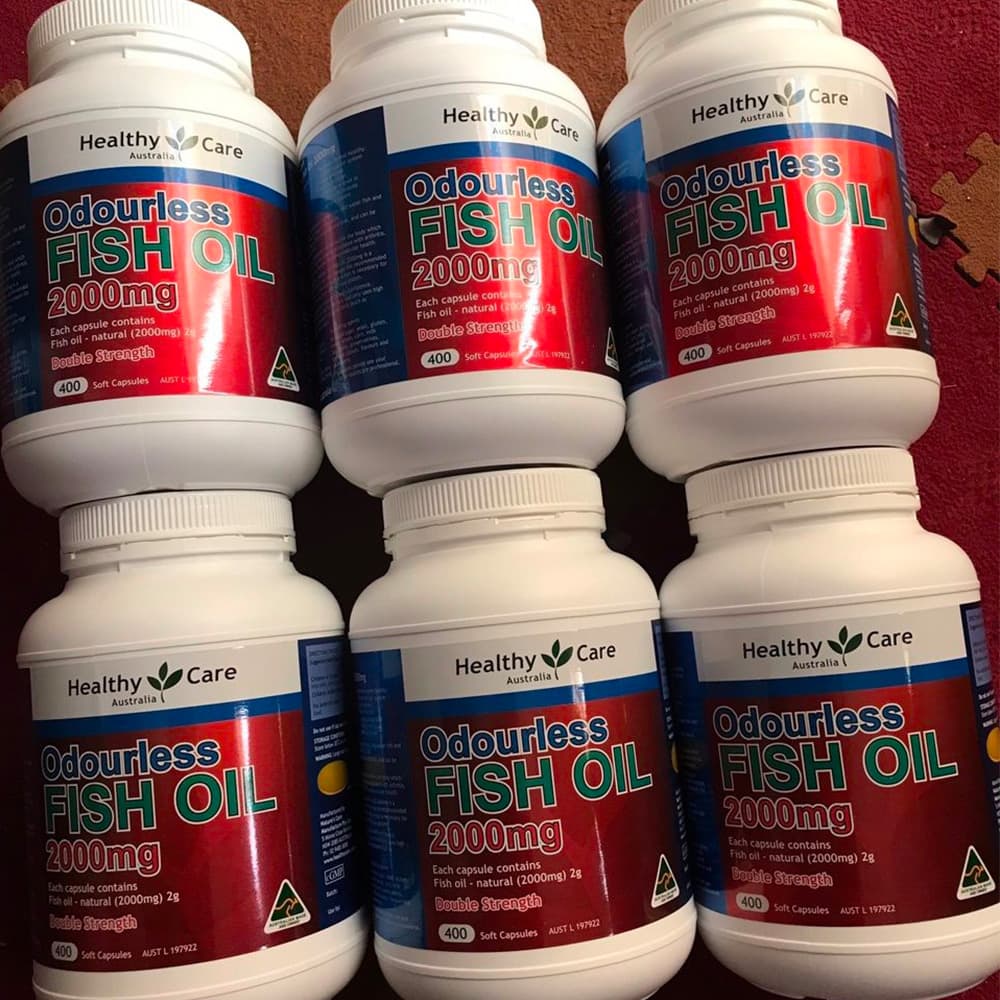 Dầu cá Healthy Care Odourless Fish Oil 2000mg 400 viên 18 Dầu cá Healthy Care Odourless Fish Oil 2000mg 400 viên