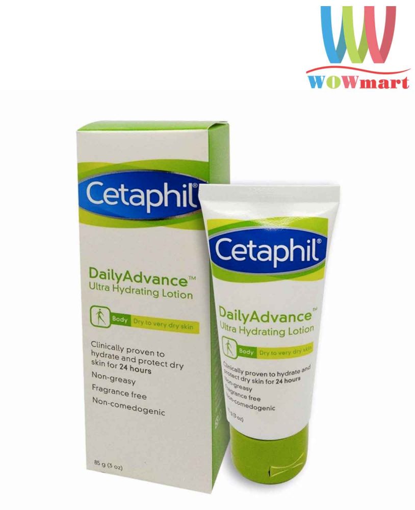 Kem dưỡng dành cho da khô Cetaphil Daily Advance Ultra Hydrating Lotion 85g