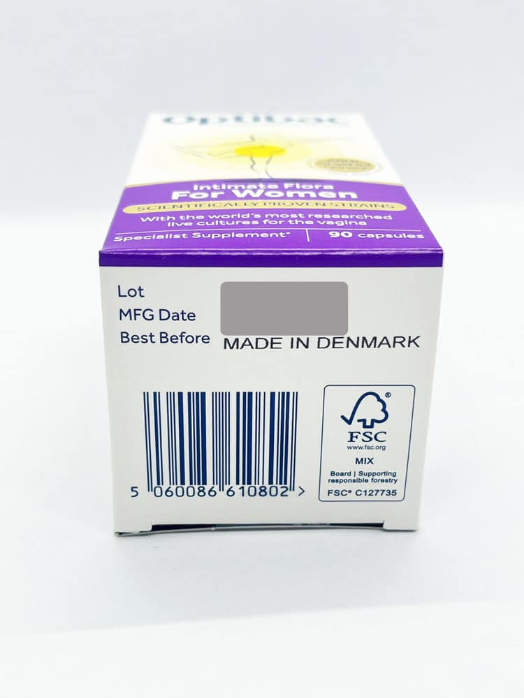 Men vi sinh dành cho nữ OptiBac Probiotics Intimate Flora 90 viên 6 Men vi sinh dành cho nữ OptiBac Probiotics Intimate Flora 90 viên - Ảnh 6