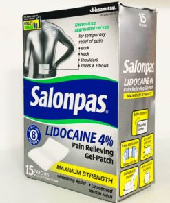 mieng dan salonpas lidocaine giam dau 4 gel patch15 mieng kb