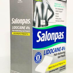 Miếng dán Salonpas LIDOCAINE 4% Gel-Patch 15 miếng 11 mieng dan salonpas lidocaine giam dau 4 gel patch15 mieng kc