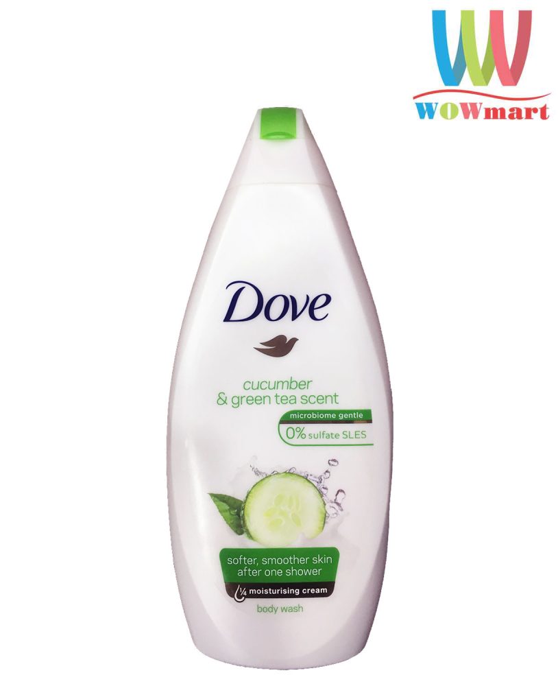 Sữa tắm Dove Cucumber &amp; Green tea scent Boday Wash 500ml