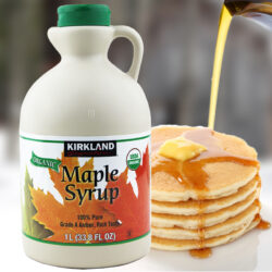 syrup cay phong kirkland maple syrup 1 lit