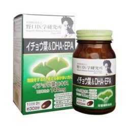 Viên uống bổ não DHA EPA Ginkgo Noguchi 60 viên 12 vien uong bo nao dha epa ginkgo noguchi 60 vien kna