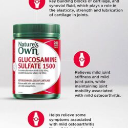 Viên uống bổ sụn khớp Nature's Own Glucosamine Sulfate 1500mg 200 viên 7 vien uong bo xuong natures own glucosamine sulfate 1500mg 200 vien kna