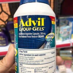 Viên giảm đau hạ sốt Advil Liqui-Gels Minis 200mg 200 Mini Liquid Capsules 7 vien uong giam dau mini advil liqui gels ibuprofen 200 mg 200 vien1