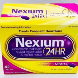 Viên uống hỗ trợ viêm loét dạ dày hành tá tràng Nexium 24hr (Hộp 3 hủ x14 Tablets) 10 vien uong ho tro viem loet da day hanh ta trang nexium 24hr 42 vien kb