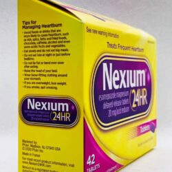 Viên uống hỗ trợ viêm loét dạ dày hành tá tràng Nexium 24hr (Hộp 3 hủ x14 Tablets) 11 vien uong ho tro viem loet da day hanh ta trang nexium 24hr 42 vien kc