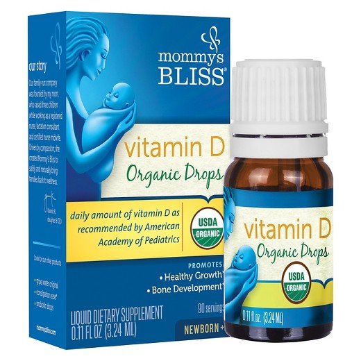 Vitamin D dành cho trẻ sơ sinh Mommy’s Bliss Organic Drops 3.24ml