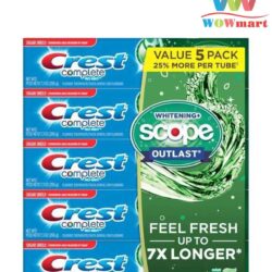 Kem-danh-rang-Crest-Complete-Whitening-Scope-Outlast-206g-Loc-5-tuyp