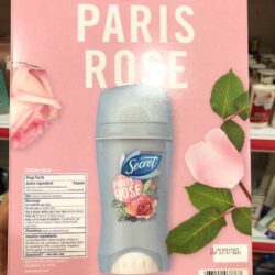 Lăn khử mùi sáp Secret Paris Rose Invisible Solid 73g 9 Lan nu Secret Rose Invisible Solid Hop 5 ong 73g 4688
