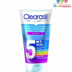 Sữa rửa mặt Clearasil Ultra 5 in 1 Wash Reduces oil & shine 150ml