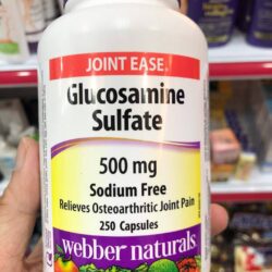 Viên hỗ trợ viêm khớp Webber Naturals Glucosamine Sulfate 500mg Sodium free 250 viên 6 Vien ho tro viem khop Webber Naturals Glucosamine Sulfate 500mg Sodium free 250v 5255
