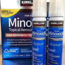 bot giup moc toc kirkland signature hair regrowth treatment minoxidil foam hop 60g x6 ong 71223 kd