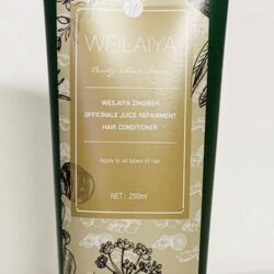 Dầu xả Gừng Hà Thủ Ô Weilaiya Zingiber Officinale Juice Bright Hair 250ml 6 dau xa gung thuoc bac ha thu o weilaiya 250ml knc