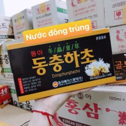 Nước đông trùng hạ thảo Dongchoonghacho 100mlx10 lọ 10 dongchoonghacho well being life knwd