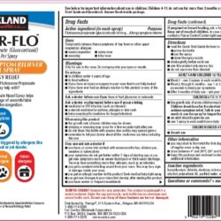Hỗ trợ giảm triệu chứng viêm xoang dị ứng dạng xịt Kirkland Signature Aller-Flo 15.8ml x5 lọ 5 ho tro giam trieu chung viem xoang di ung dang xit kirkland signature aller flo 5 binhx79ml 2