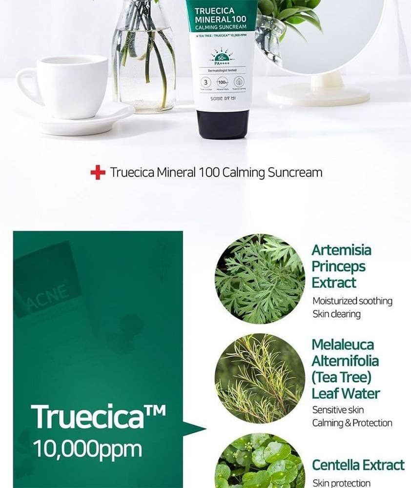 Kem chống nắng Some By Mi Truecica Mineral 100 Calming Suncream SPF50+/PA+++