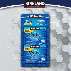 Kẹo dòn cai thuốc lá Kirkland Signature Quit 2 Lozenge Mint 27 viên x10 ống 6 keo cai thuoc la kirkland signature quit 2 gum 190 vien x 2 hop 1