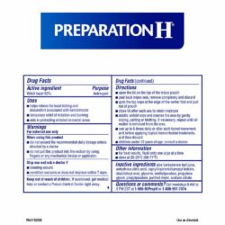 Khăn lau trĩ Preparation H Medicated Wipes 60 miếng x3 gói 6 khan lau dieu tri tri preparation h medicated wipes 180 mieng 2
