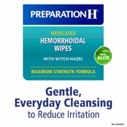 Khăn lau trĩ Preparation H Medicated Wipes 60 miếng x3 gói 7 khan lau dieu tri tri preparation h medicated wipes 180 mieng 3